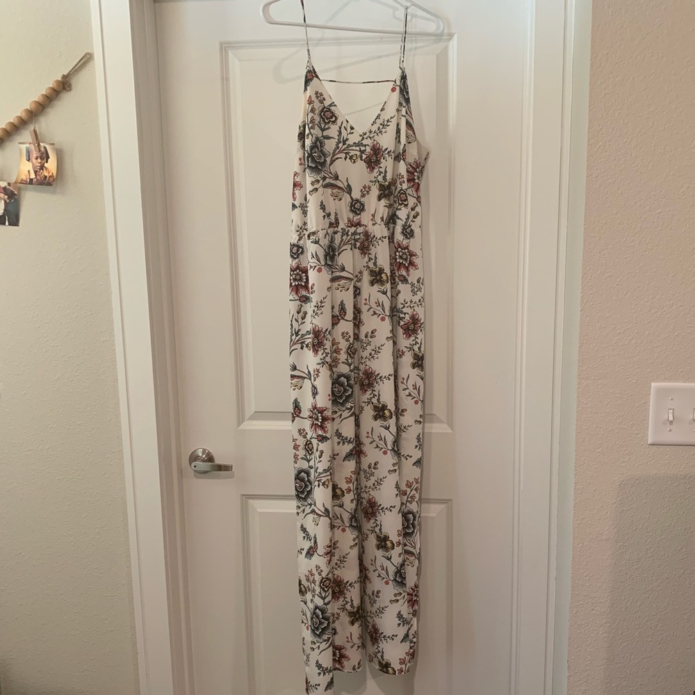 LOFT Floral maxi dress